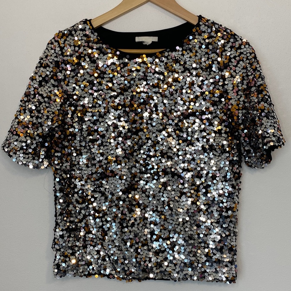 H&M Sequined Top | Glittery